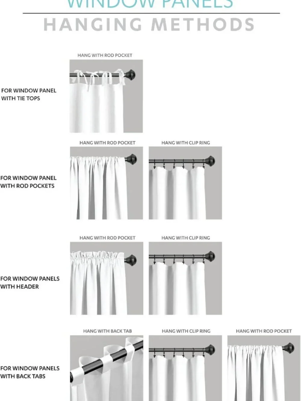 Elegant Ivory Ruffle Blackout Curtains 40
